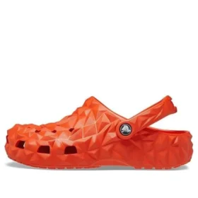 Classic Geometric Clogs ”Orange”