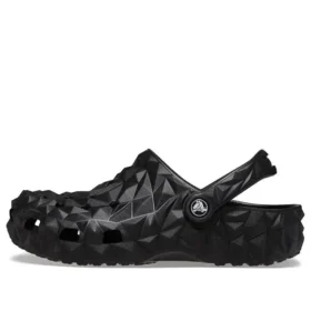 Classic geometriska Clogs ”Black”