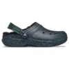 Classic Glitter Black Lined Clogs ”Starry Skies”