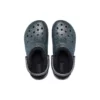 Classic Glitter Black Lined Clogs ”Starry Skies”