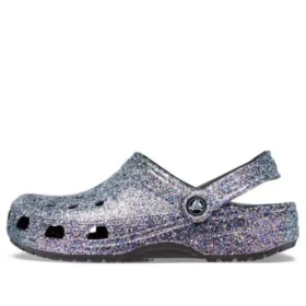 Classic Glitter Clogs ”Silver Multi”
