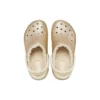 Classic Glitter Lined Clog ”Gold White”