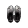 Classic Glitter Lined Clogs ”Black Silver”