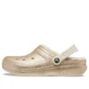 Classic Glitter Lined Clogs ”Gold”