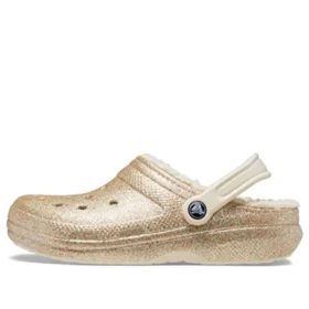 Classic Glitter Lined Clogs ”Gold”