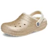 Classic Glitter Lined Clogs ”Gold”