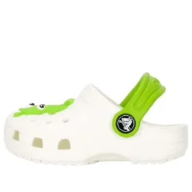 Classic Glow Alien Clog ”White Green”