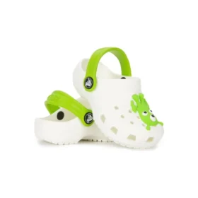 Classic Glow Alien Clog ”White Green”