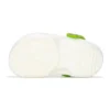 Classic Glow Alien Clog ”White Green”