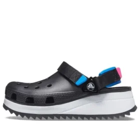 Classic Hiker Clog Sports svarta, blå och röda sandaler ”Black Blue Red”