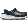 Classic Hiker Clog Sports svarta, blå och röda sandaler ”Black Blue Red”