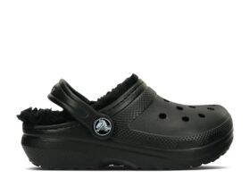 Classic Lined Clog Kids ’Black’