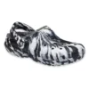 Classic Lined Clog utomhussandaler ”Marbled White Black”