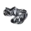 Classic Lined Clog utomhussandaler ”Marbled White Black”