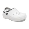 Classic Lined Clog ”White Grey”