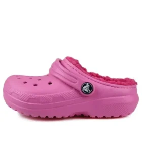 Classic Lined Clogs with round toe ”Pink”
