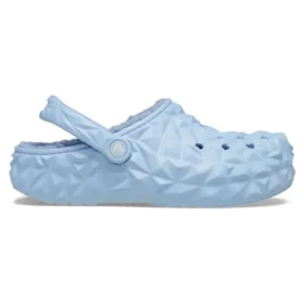 Classic Lined Geometric Clogs ”Blue”