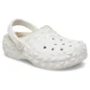 Classic Lined Geometric Clogs ”White”