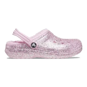 Classic Lined Glitter Clogs ”Pink”
