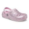 Classic Lined Glitter Clogs ”Pink”