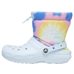 Classic Lined Neo Puff Boots ”Tie-Dye Mineral Blue”