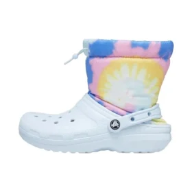 Classic Lined Neo Puff Boots ”Tie-Dye Mineral Blue”