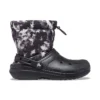 Classic Lined Neo Puff Tie-Dye Boots ”Black White”