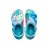 Classic Lined Solarized Clogs ”White Blue Aqua”