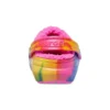 Classic Lined TieDye Graphic Clogs ”Blue Pink”
