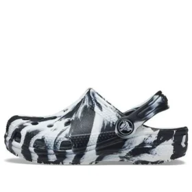 Classic Marbled Clogs ”Black White”