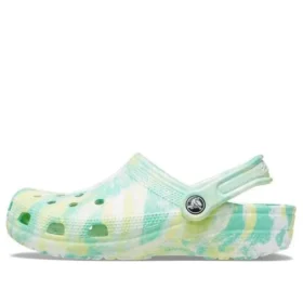 Classic Marbled Clogs ”Green Yellow”