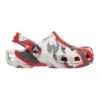 Classic Marbled Clogs ”White Red Grey”