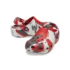 Classic Marbled Clogs ”White Red Grey”