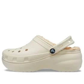 Classic Platform Lined Clog ”Bone”