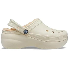 Classic Platform Lined Clog ”Bone”