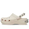 Classic Platform Tiara Clogs ”Beige”