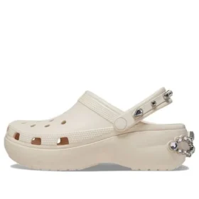Classic Platform Tiara Clogs ”Beige”