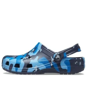 Classic Printed Camo Clogs ”Blue Navy”