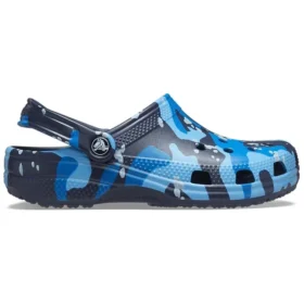 Classic Printed Camo Clogs ”Blue Navy”