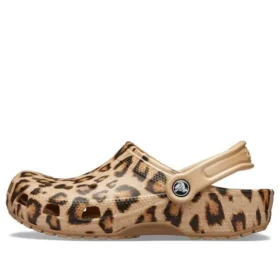 Classic Printed Clog ”Leopard Gold”