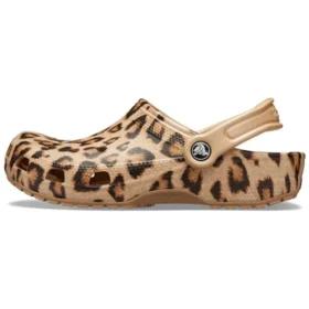 Classic Printed Clog ”Leopard Gold”
