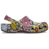 Classic Retro Floral Clogs ”Gulrosa”