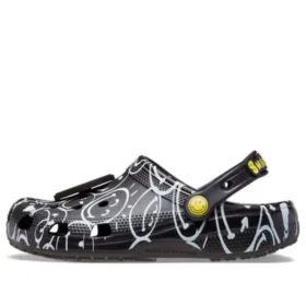 Classic Smiley World Clogs ”Black White”
