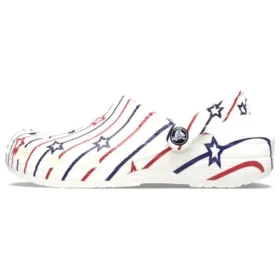 Classic Stars and Stripe Clog ”White Multi”