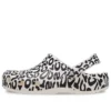 Classic Warped Logo Clogs ”White Black”