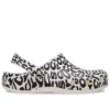 Classic Warped Logo Clogs ”White Black”
