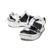 Classic Zip Tie Buckle Clogs ”Black White”