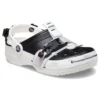 Classic Zip Tie Buckle Clogs ”Black White”