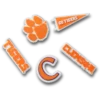 Clemson Univ 5-pack Jibbitz-berlocker