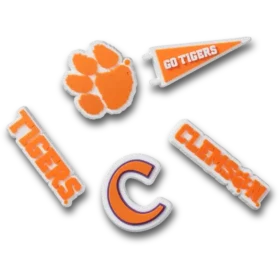 Clemson Univ 5-pack Jibbitz-berlocker